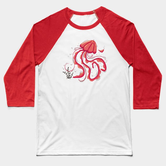 Jellyfish gift Baseball T-Shirt by Xatutik-Art